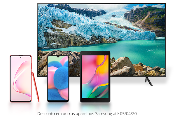Seleção de produtos Samsung