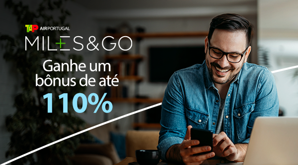 Tap Portugal Miles&Go | Ganhe um bônus de até 126%