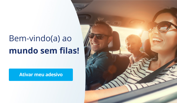 Quero meu adesivo Bem-vindo(a) ao mundo sem filas!